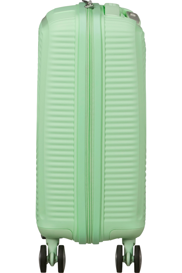 Mala de Viagem Pequena 47cm 4 Rodas Verde Pastel - Soundbox Mini | American Tourister