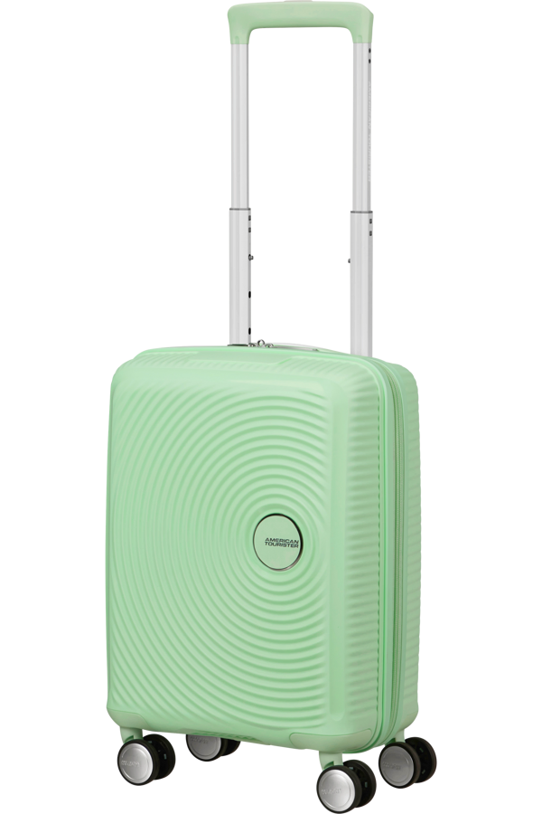 Mala de Viagem Pequena 47cm 4 Rodas Verde Pastel - Soundbox Mini | American Tourister