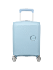 Mala de Viagem Pequena 47cm 4 Rodas Azul Pastel - Soundbox Mini | American Tourister