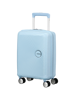 Mala de Viagem Pequena 47cm 4 Rodas Azul Pastel - Soundbox Mini | American Tourister