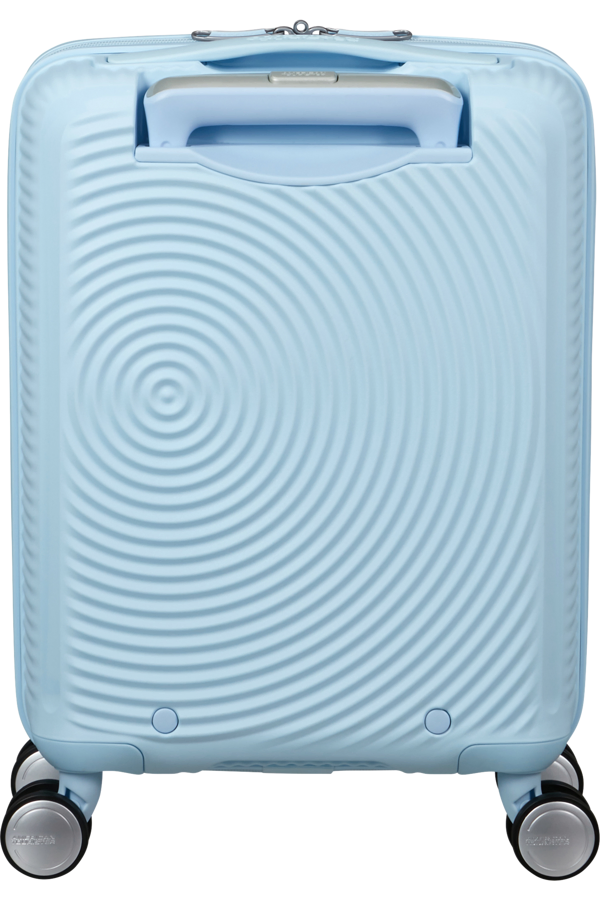 Mala de Viagem Pequena 47cm 4 Rodas Azul Pastel - Soundbox Mini | American Tourister