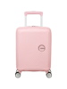 Mala de Viagem Pequena 47cm 4 Rodas Cor de Rosa Pastel - Soundbox Mini | American Tourister