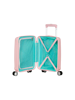 Mala de Viagem Pequena 47cm 4 Rodas Cor de Rosa Pastel - Soundbox Mini | American Tourister