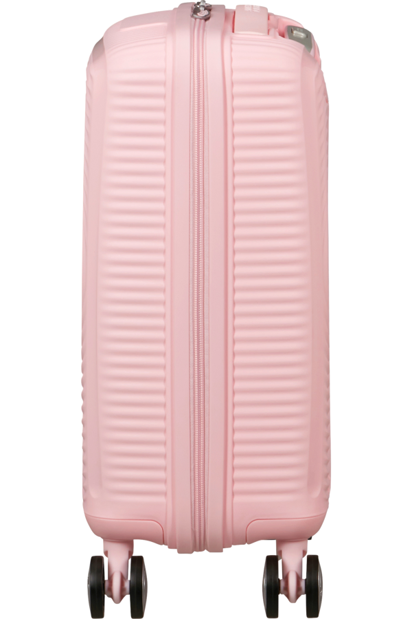 Mala de Viagem Pequena 47cm 4 Rodas Cor de Rosa Pastel - Soundbox Mini | American Tourister
