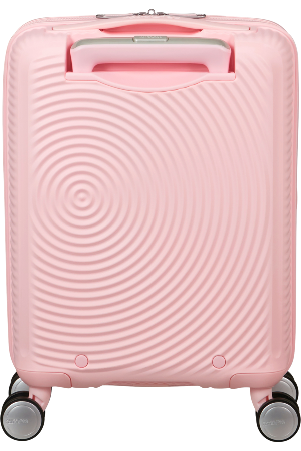 Mala de Viagem Pequena 47cm 4 Rodas Cor de Rosa Pastel - Soundbox Mini | American Tourister