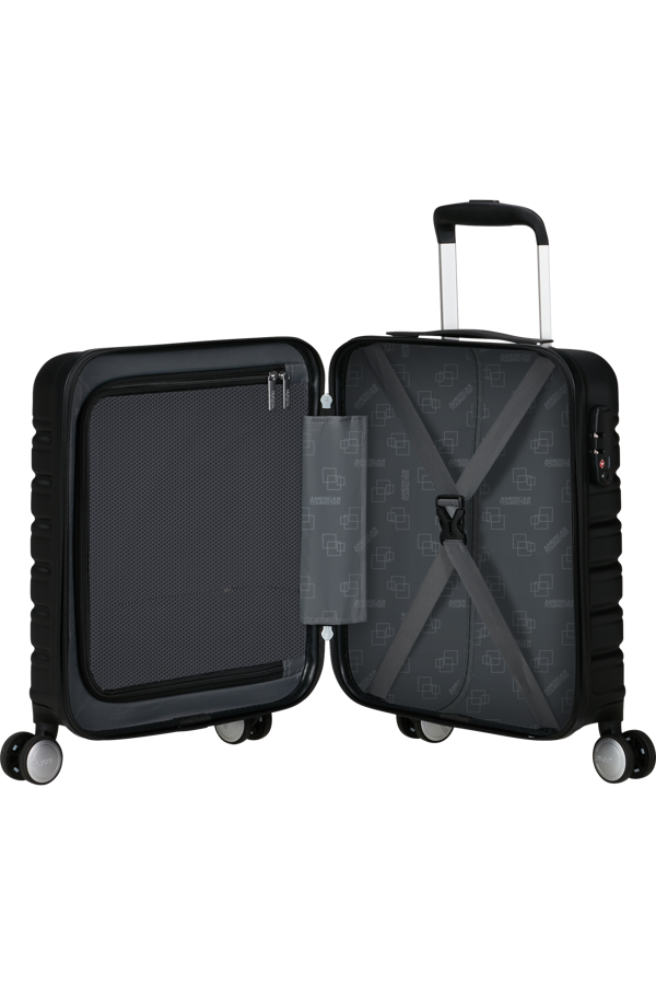 Mala de Cabine Underseater 45cm 4 Rodas Preto Sombra - Flashline | American Tourister