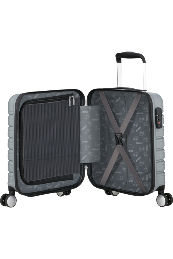Mala de Cabine Underseater 45cm 4 Rodas Céu Prata - Flashline | American Tourister