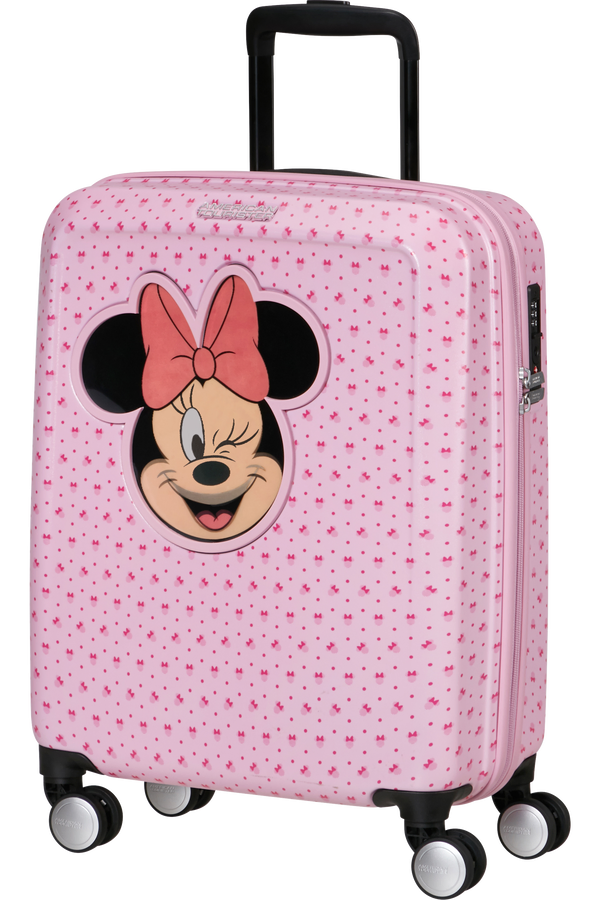 Mala de Cabine 55cm 4 Rodas Minnie Rosa - Funlight Disney | American Tourister®