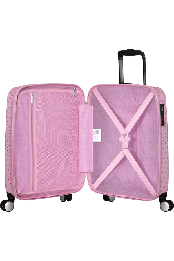 Mala de Cabine 55cm 4 Rodas Minnie Rosa - Funlight Disney | American Tourister®