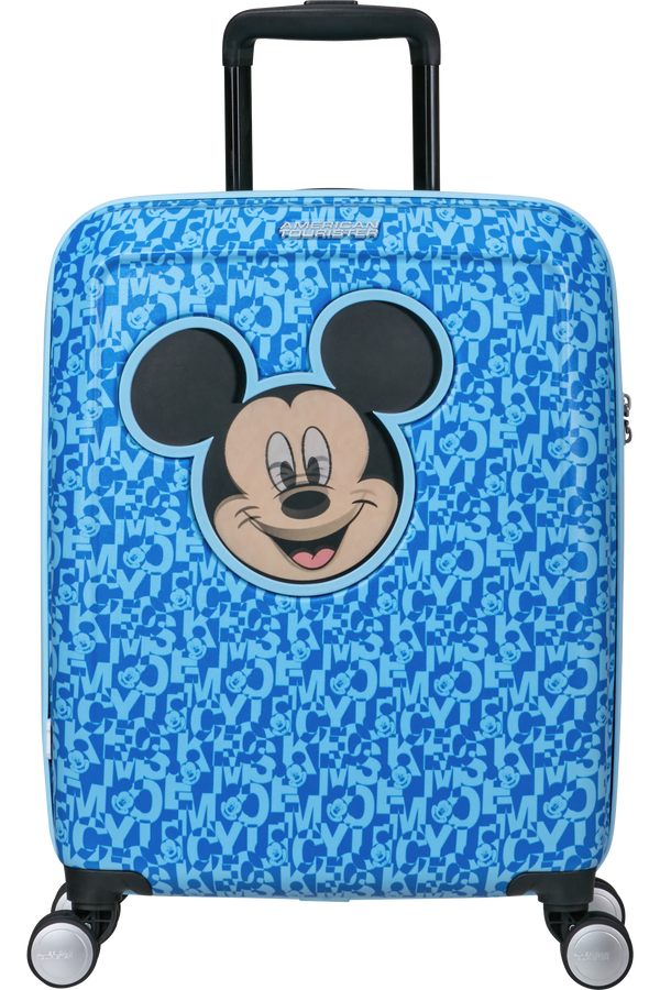 Mala de Cabine 55cm 4 Rodas Mikcey Azul - Funlight Disney | American Tourister®