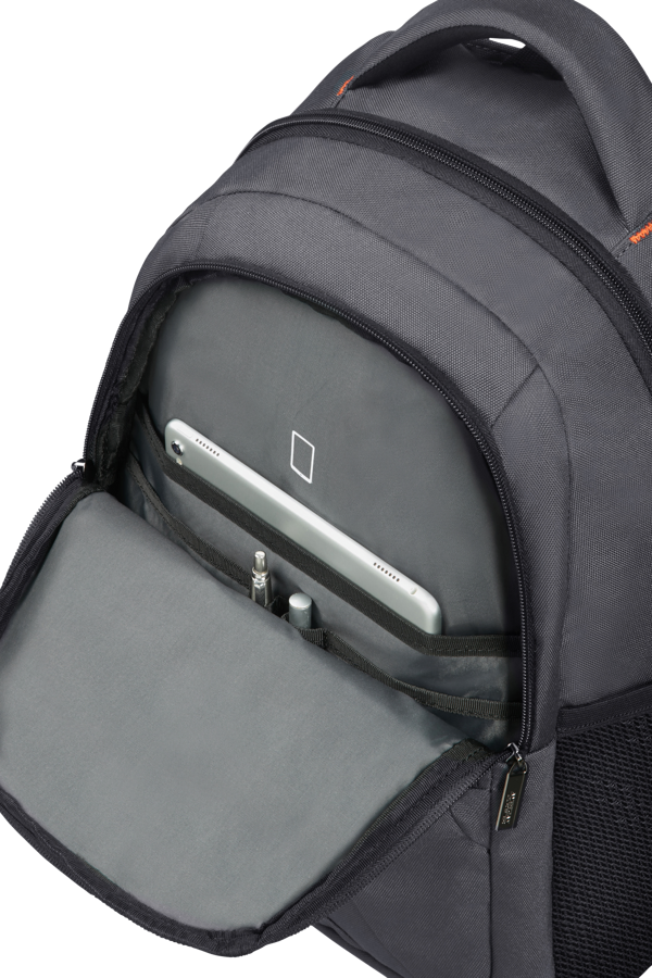 Mochila para Portátil 15.6 Cinzento/Laranja - AT Work | American Tourister