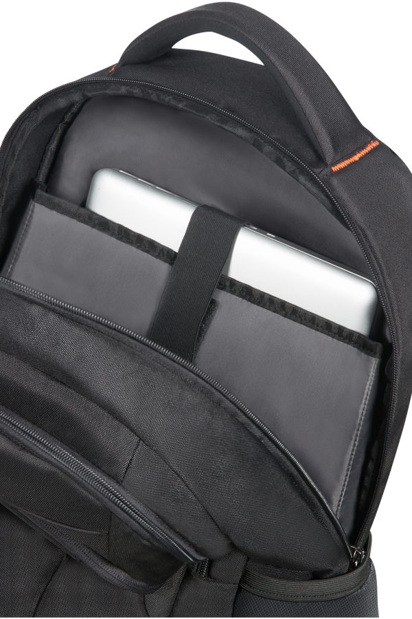 Mochila para Portátil 17.3 Preto/Laranja - AT Work | American Tourister