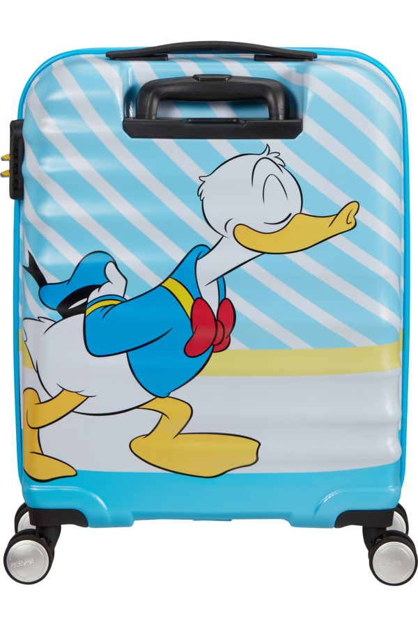 Mala de Cabine 55cm 4 Rodas Beijo do Donald Azul - Wavebreaker Disney | American Tourister