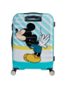 Mala de Viagem Média 67cm 4 Rodas Beijo do Mickey Azul - Wavebreaker Disney | American Tourister