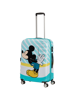 Mala de Viagem Média 67cm 4 Rodas Beijo do Mickey Azul - Wavebreaker Disney | American Tourister