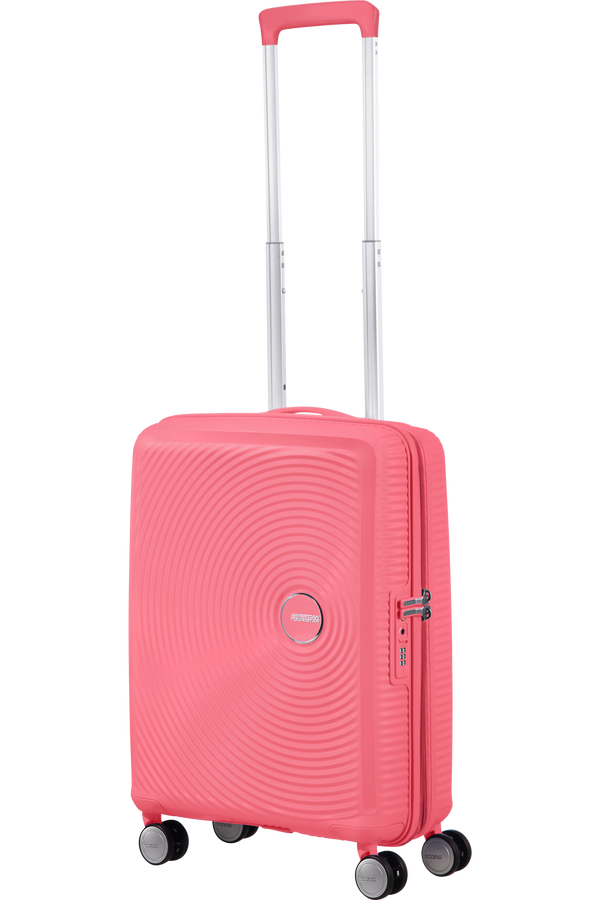 Mala de Cabine 55cm Expansível Coral - Soundbox | American Tourister®