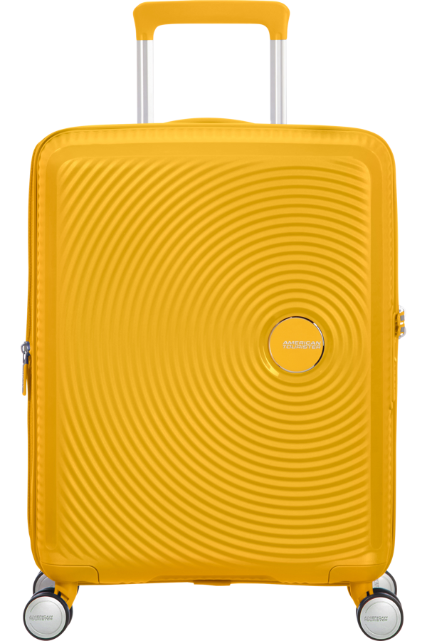 Mala de Cabine 55cm Expansível Amarela - Soundbox | American Tourister®