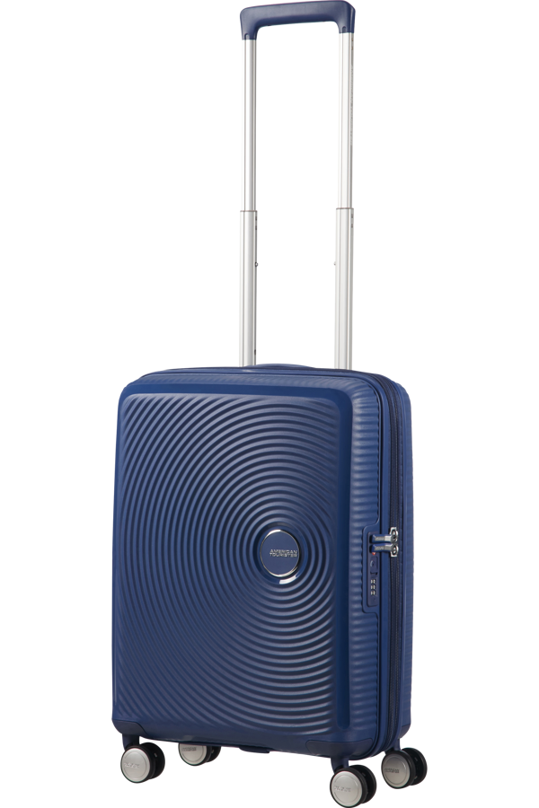 Mala de Cabine 55cm Expansível Azul Meia-Noite - Soundbox | American Tourister®
