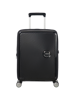 Mala de Cabine 55cm Expansível Preta - Soundbox | American Tourister®