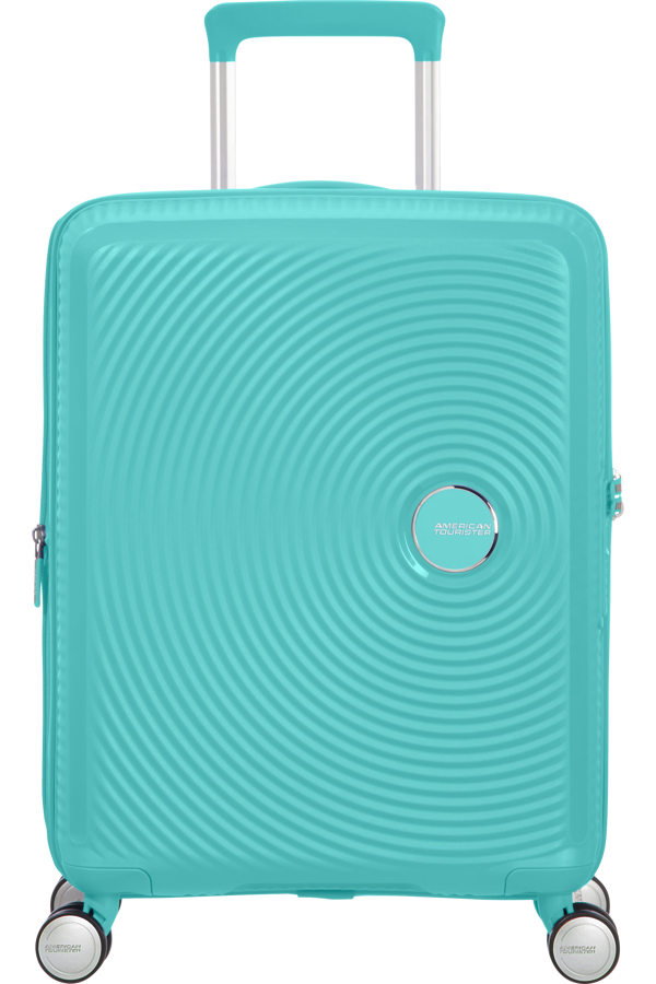 Mala de Cabine 55cm Expansível Azul Piscina - Soundbox | American Tourister®