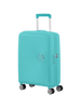 Mala de Cabine 55cm Expansível Azul Piscina - Soundbox | American Tourister®