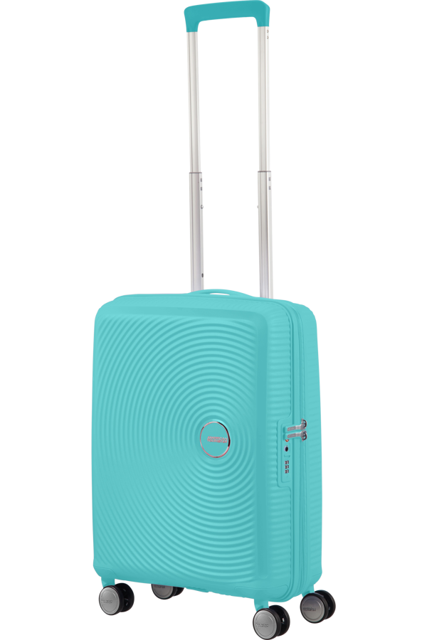 Mala de Cabine 55cm Expansível Azul Piscina - Soundbox | American Tourister®
