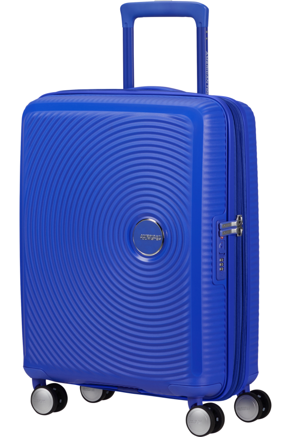 Mala de Cabine 55cm Expansível Azul-Cobalto - Soundbox | American Tourister®