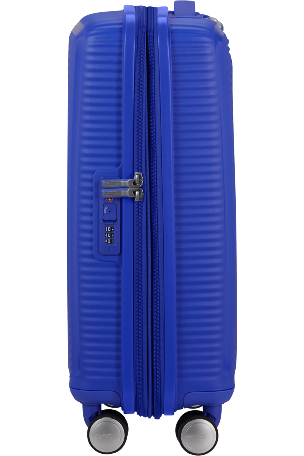Mala de Cabine 55cm Expansível Azul-Cobalto - Soundbox | American Tourister®