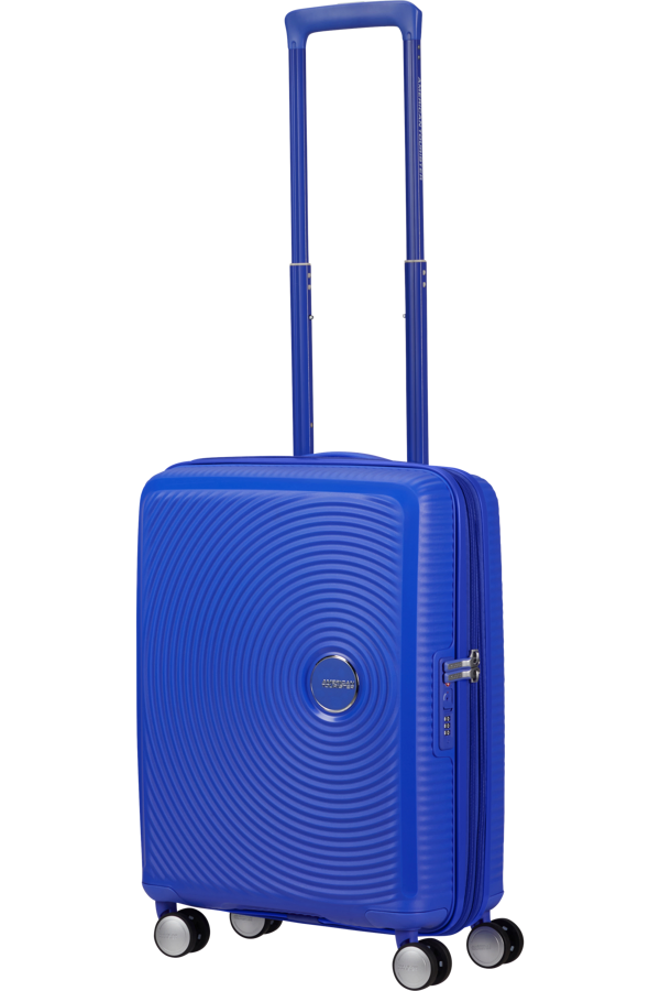 Mala de Cabine 55cm Expansível Azul-Cobalto - Soundbox | American Tourister®