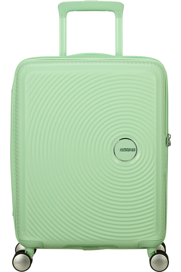 Mala de Cabine 55cm Expansível Verde Pastel - Soundbox | American Tourister®