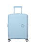 Mala de Cabine 55cm Expansível Azul Pastel - Soundbox | American Tourister®
