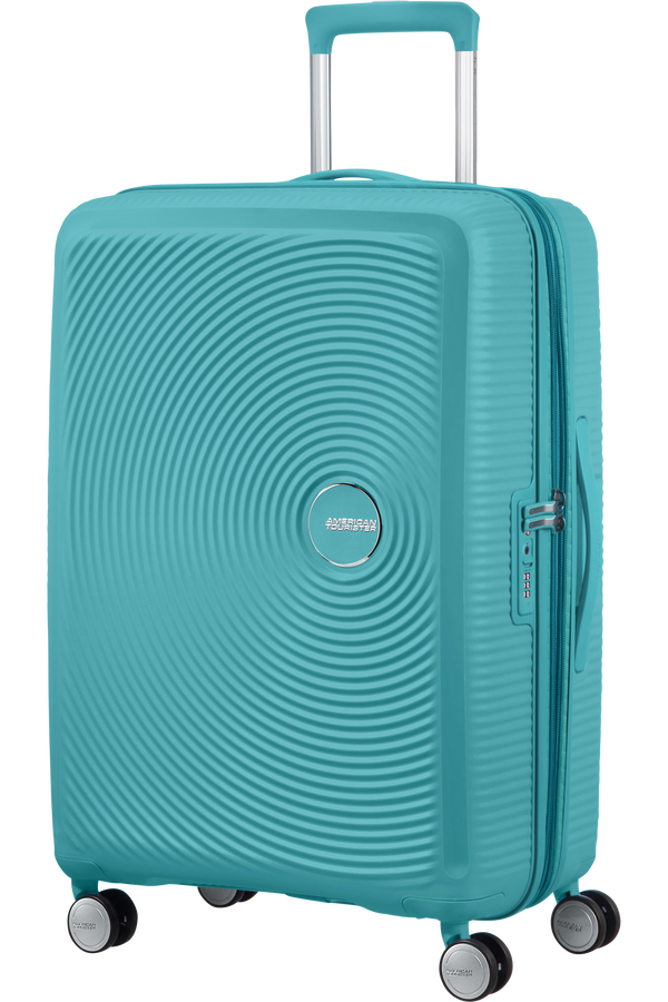 Mala de Viagem Média 67cm Expansível Turquesa - Soundbox | American Tourister®