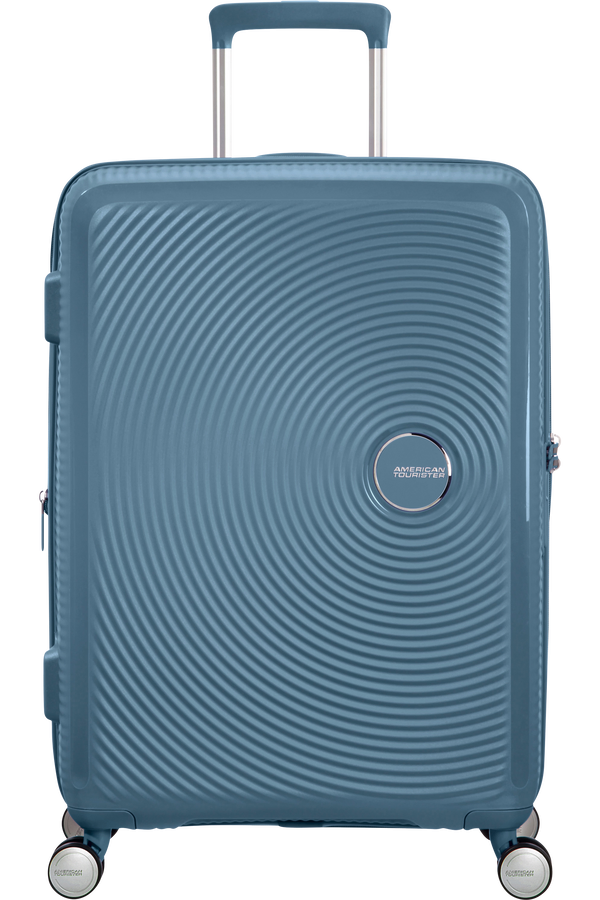 Mala de Viagem Média 67cm Expansível Azul Pedra - Soundbox | American Tourister®