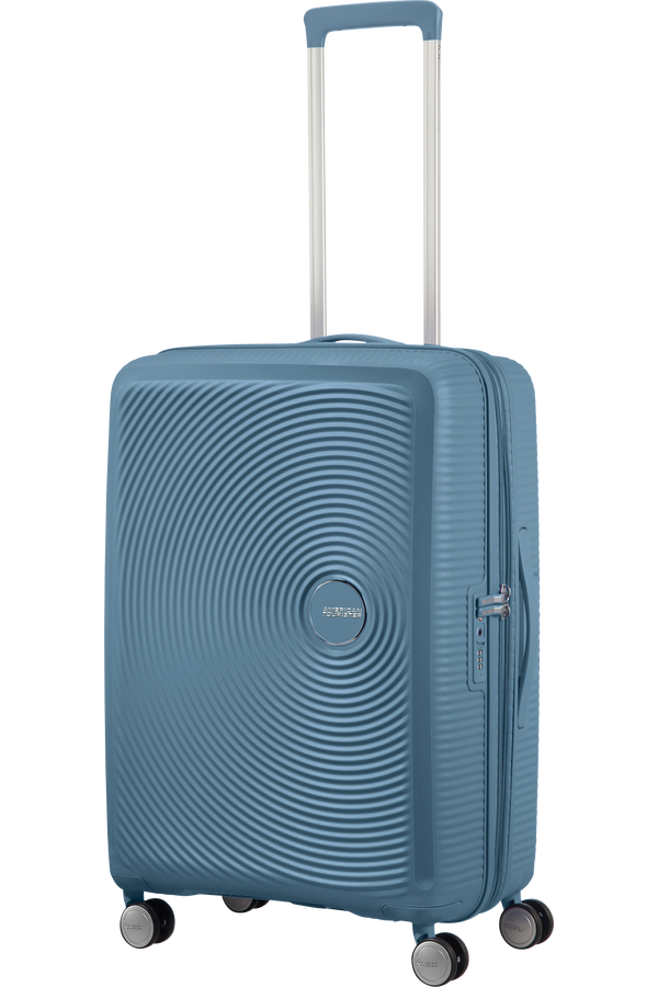 Mala de Viagem Média 67cm Expansível Azul Pedra - Soundbox | American Tourister®