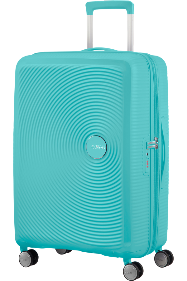 Mala de Viagem Média 67cm Expansível Azul Piscina - Soundbox | American Tourister®