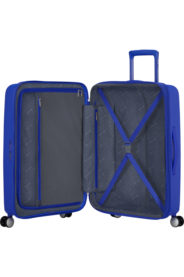 Mala de Viagem Média 67cm Expansível Azul-Cobalto - Soundbox | American Tourister®