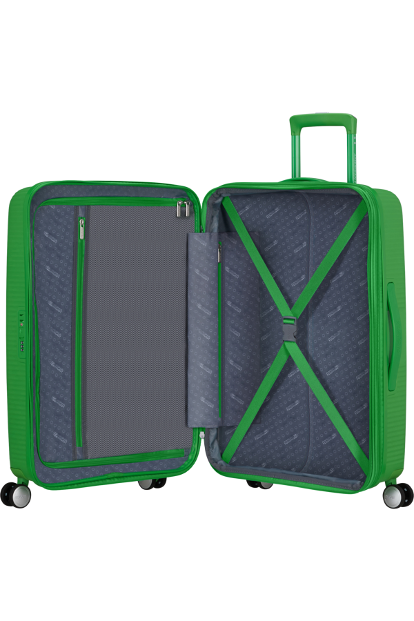 Mala de Viagem Média 67cm Expansível Verde-Relva - Soundbox | American Tourister®