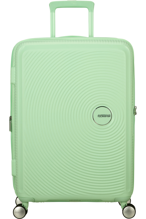 Mala de Viagem Média 67cm Expansível Verde Pastel - Soundbox | American Tourister®