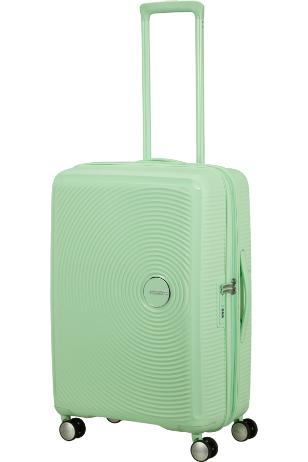 Mala de Viagem Média 67cm Expansível Verde Pastel - Soundbox | American Tourister®