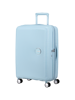 Mala de Viagem Média 67cm Expansível Azul Pastel - Soundbox | American Tourister®