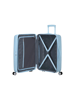 Mala de Viagem Média 67cm Expansível Azul Pastel - Soundbox | American Tourister®