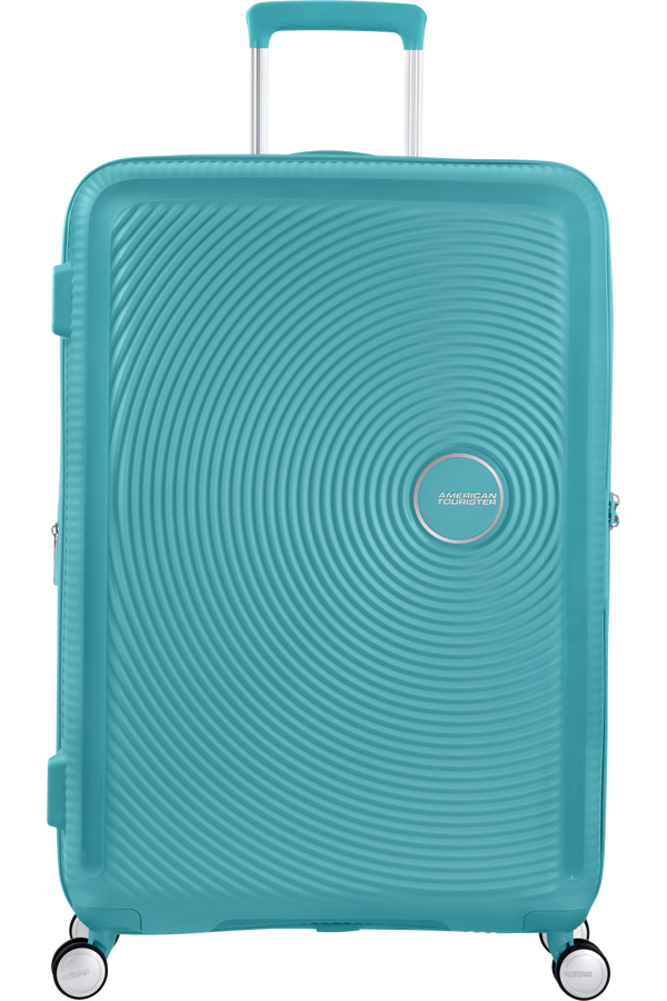 Mala de Viagem Grande 77cm Expansível Turquesa - Soundbox | American Tourister®