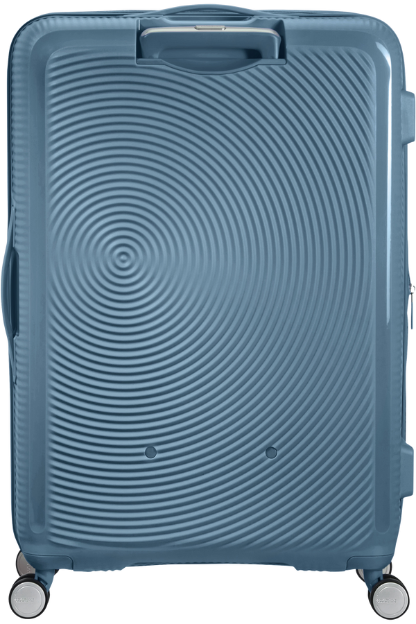 Mala de Viagem Grande 77cm Expansível Azul Pedra - Soundbox | American Tourister®