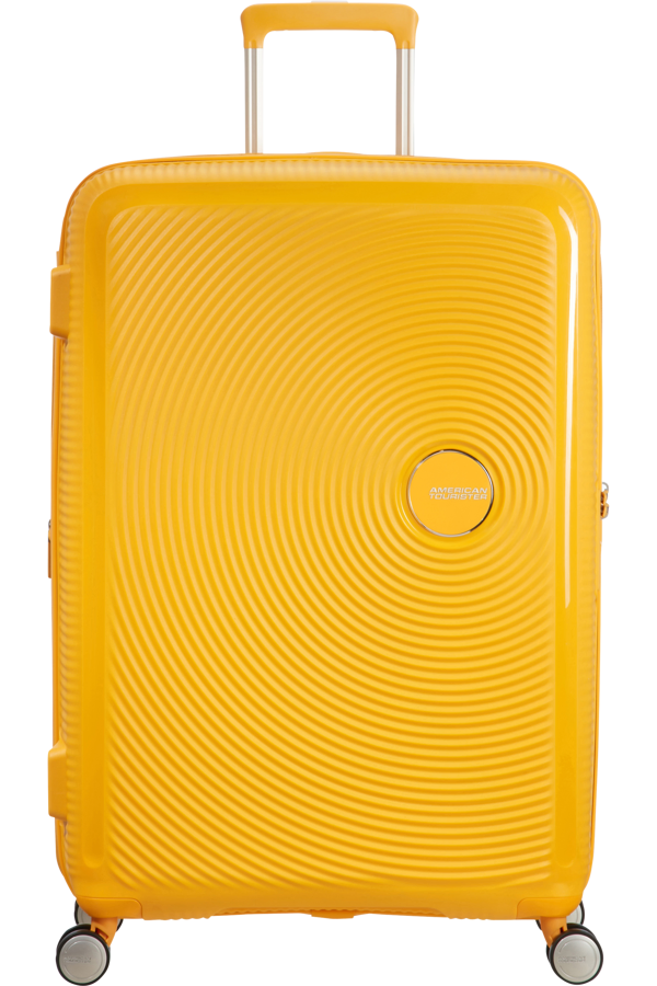 Mala de Viagem Grande 77cm Expansível Amarela - Soundbox | American Tourister®