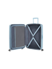 Mala de Viagem Grande 77cm Expansível Azul Pastel - Soundbox | American Tourister®