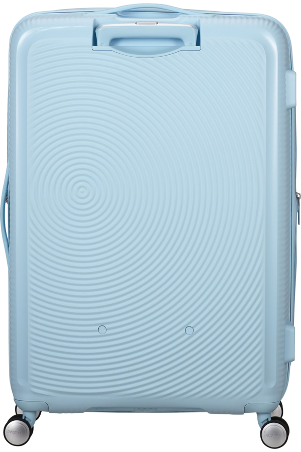 Mala de Viagem Grande 77cm Expansível Azul Pastel - Soundbox | American Tourister®