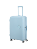 Mala de Viagem Grande 77cm Expansível Azul Pastel - Soundbox | American Tourister®