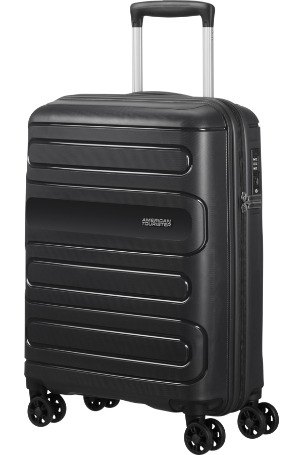Mala de Cabine 55cm 4 Rodas Preta - Sunside | American Tourister®