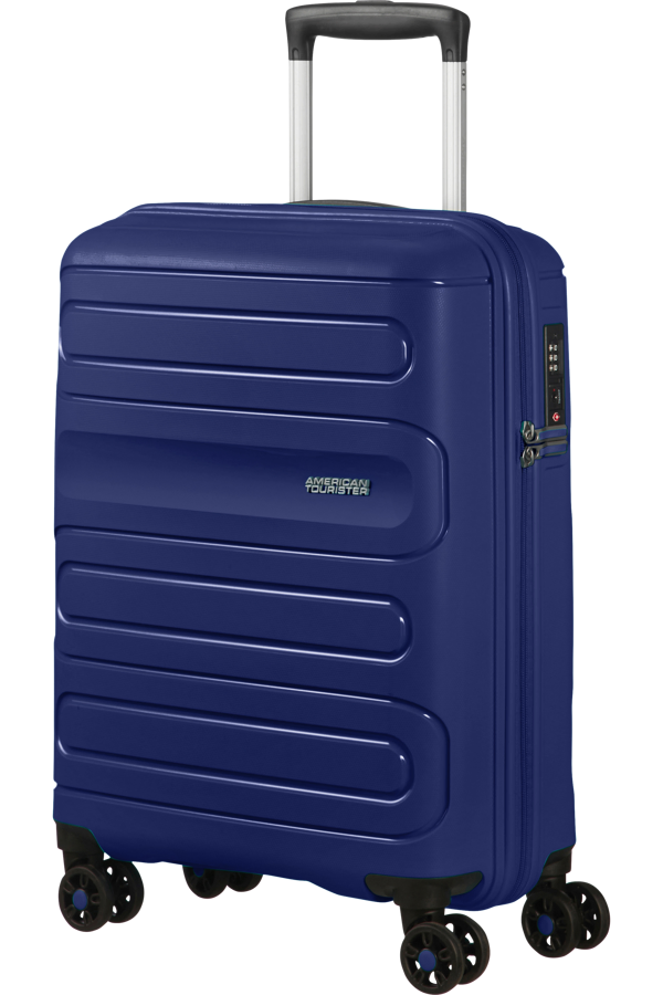 Mala de Cabine 55cm 4 Rodas Azul Marinho - Sunside | American Tourister®