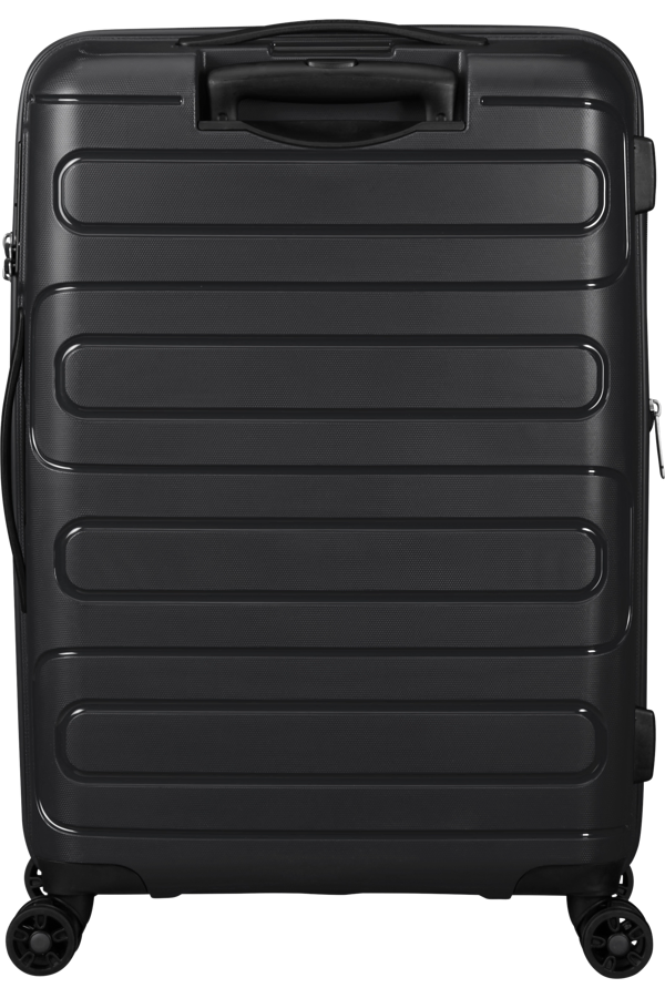 Mala de Viagem Média 68cm Expansível 4 Rodas Preta - Sunside | American Tourister®
